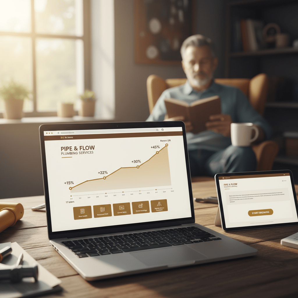 premium seo services service businesses - portfolio page showing long-term client results and revenue growth