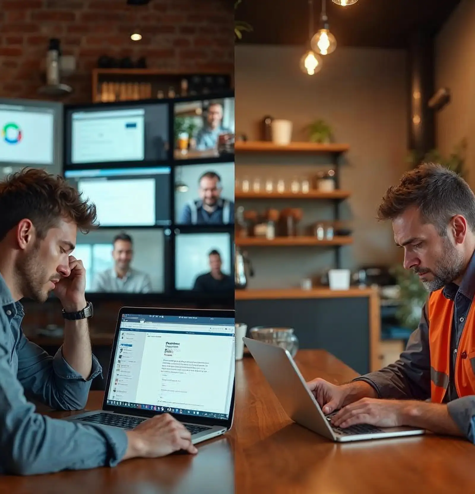SEO management services — email-first delivery contrasted with traditional agency meeting overhead