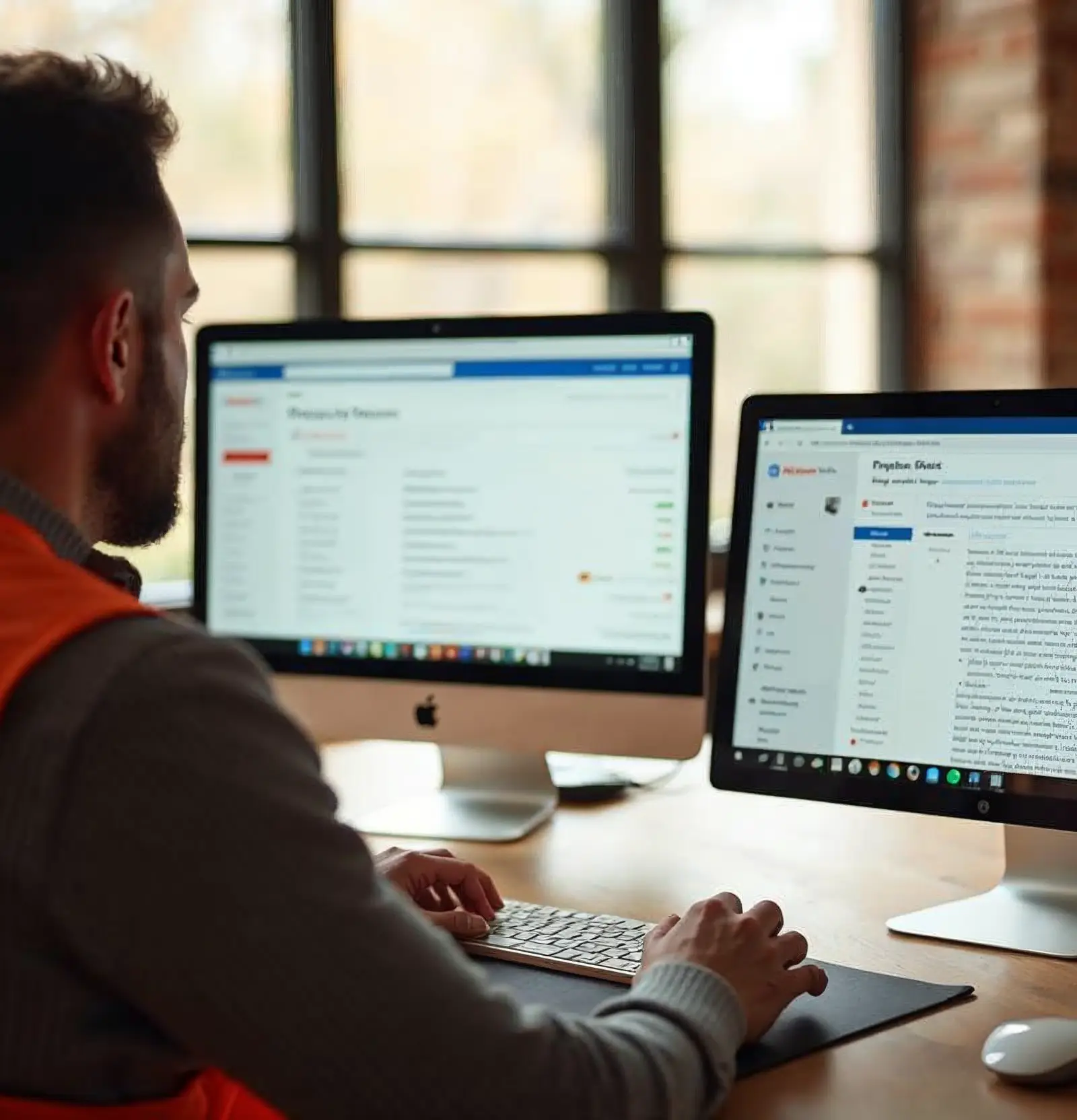 SEO management services — email workflow showing ranking improvements for a service business