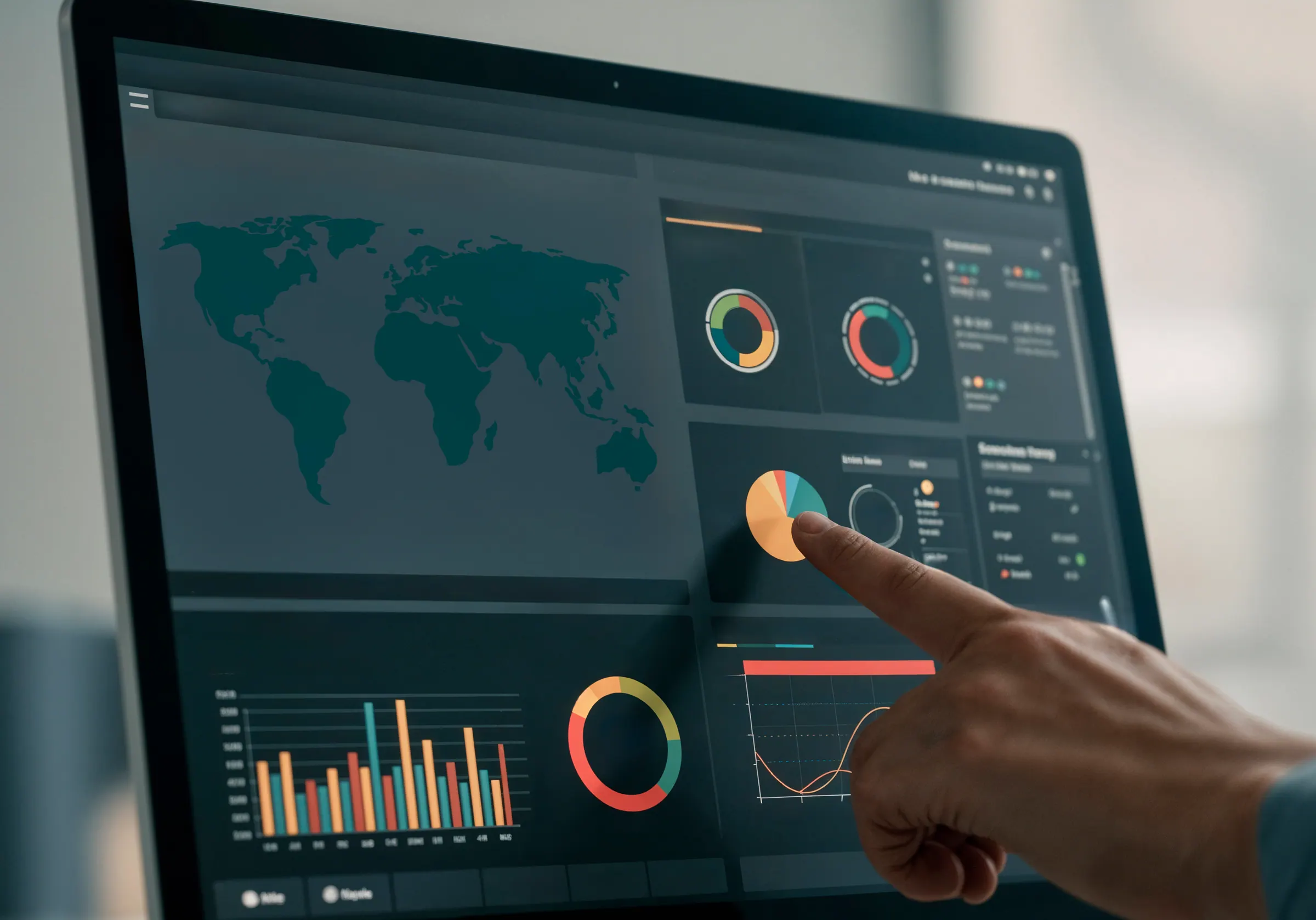 A performance dashboard — web management adds SEO, GBP, reviews and reporting on top of the maintenance floor.